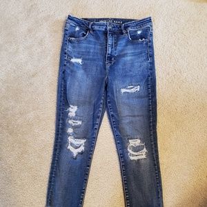 American Eagle Super High Rise Skinny